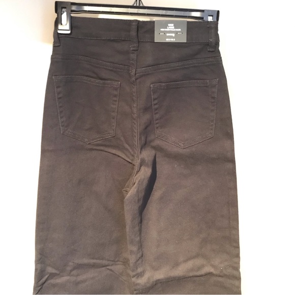 H&M Divided High Rise Wide Leg Black Jeans NWT - Picture 11 of 16